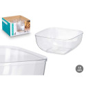 Kausside komplekt Leknes CK80688 Läbipaistev Plastmass 800 ml 15,3 x 7 x 15,3 cm (24 Ühikut)