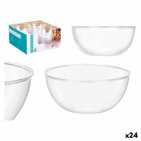 Kausside komplekt Leknes CK80678 CK80678 Läbipaistev Plastmass 700 ml 15,2 x 7 x 15,2 cm (24 Ühikut)