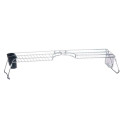 Extendable Dish Drainer for Sink Kinvara W3422A-1 Black Silver Metal polypropylene 44 x 11 x 16 cm (