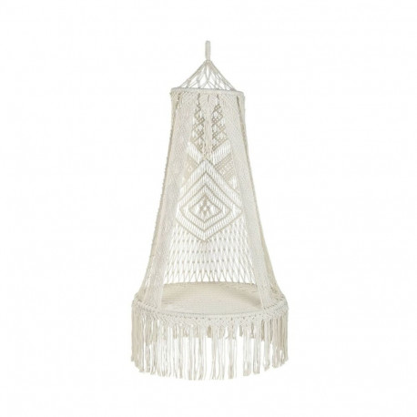 Hammock Home ESPRIT Beež Puuvill Linna 82 x 82 x 170 cm