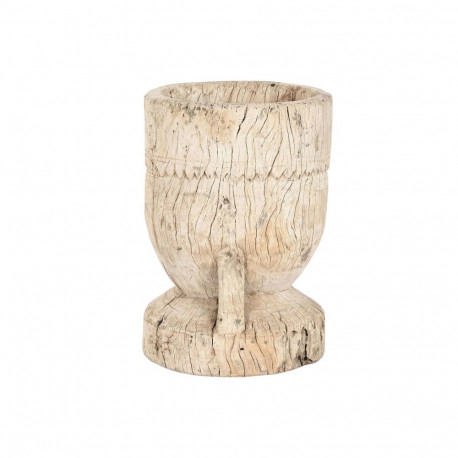 Lillepott Home ESPRIT Naturaalne Tiikpuu 31 x 31 x 46 cm