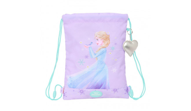 Backpack with Strings Frozen Spirit Lilac 26 x 34 x 1 cm