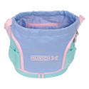 Backpack with Strings Munich Mellow Blue Pink Celeste 35 x 40 x 1 cm