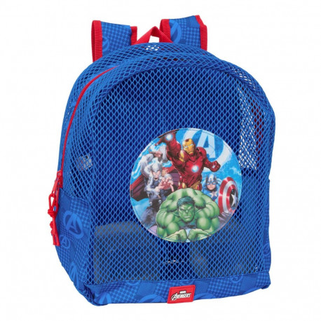 Beach backpack The Avengers Blue 30,5 x 24 x 18 cm Children's