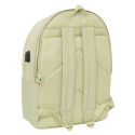 Rucksack for Laptop and Tablet with USB Output El Ganso Basics Beige