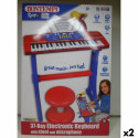 37-Key Keyboard Bontempi 43 x 56 x 23 cm (2 Units)