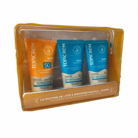 Päikesekaitse komplekt Topicrem SUN PROTECT Spf 50 Spf 50+ 3 Tükid, osad