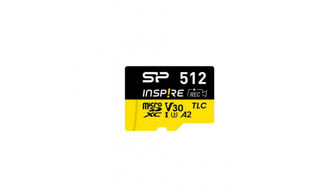 MicroSD Mälikaart koos Adapteriga Silicon Power SP512GBSTXLA2V1NSP 512 GB