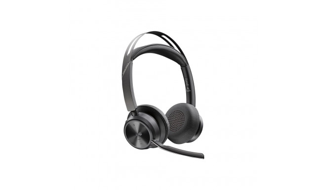 HP Poly Voyager Focus 2 Microsoft Teams sertifitseeritud USB-C-C peakomplekt + USB-C/A adapter Smart