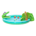 Bestway Crocodile Cove laste täispuhutav veemängukeskus ja bassein 2.24 m x 1.81 m x 72 cm