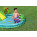 Bestway Crocodile Cove laste täispuhutav veemängukeskus ja bassein 2.24 m x 1.81 m x 72 cm