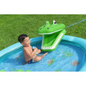 Bestway Crocodile Cove laste täispuhutav veemängukeskus ja bassein 2.24 m x 1.81 m x 72 cm