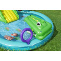 Bestway Crocodile Cove laste täispuhutav veemängukeskus ja bassein 2.24 m x 1.81 m x 72 cm
