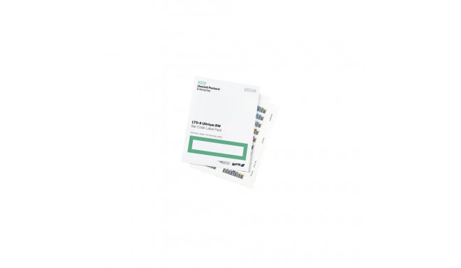 HPE LTO-8 Q2015A Ultrium barcode label pack (x100) - staple cartridge