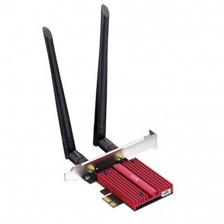 Cudy WE9300 UltraConnect BE9300 WiFi 7 Bluetooth 5.4 PCIe Adapter Intel BE200 Tri Band Heatsink Ante