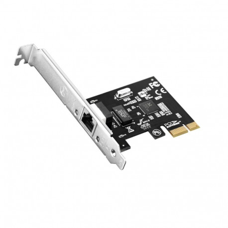 Cudy PE10 NetPro Gigabit Ethernet PCIe Adapter Realtek Chipset Auto MDI MDIX Black