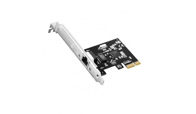 Cudy PE10 NetPro Gigabit Ethernet PCIe Adapter Realtek Chipset Auto MDI MDIX Black