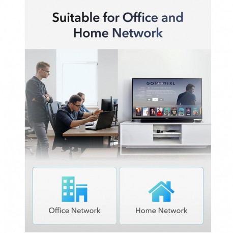 Cudy GS105D NetSwitch 5-Port Gigabit Switch IGMP Snooping QoS Loop Prevention Plastic Case Black