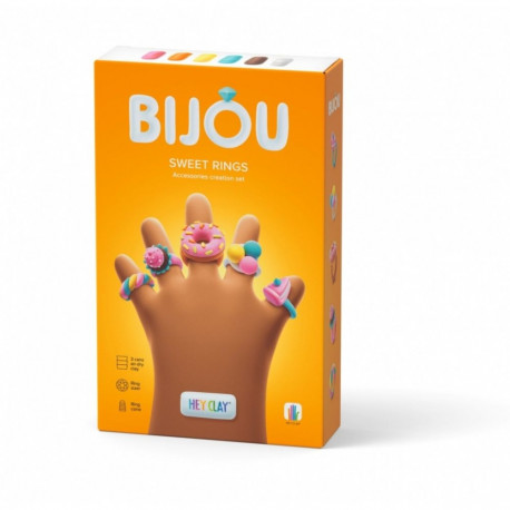 Masa platyczna hey clay bijou sweet rings
