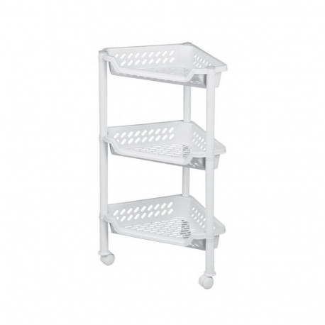 TRIANGULAR TROLLEY W/3 BASKETS