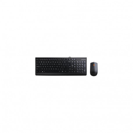 Lenovo 300 keyboard Mouse included Universal USB QWERTY US English Black