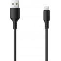 Setty kaabel USB - microUSB 1A 1m, must