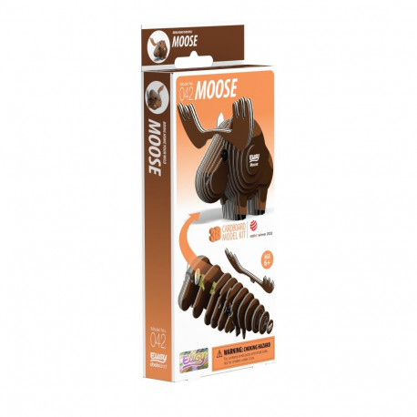 EUGY 3D Cardboard Model Kit - Moose