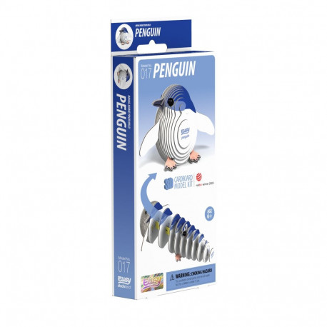 EUGY 3D Cardboard Model Kit - Penguin