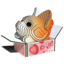 EUGY 3D Cardboard Model Kit - Cat Pumpkin
