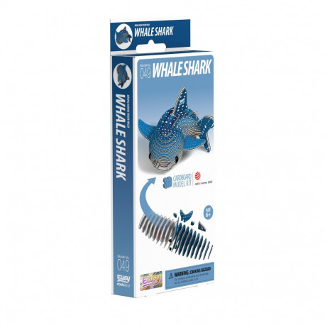 EUGY 3D Cardboard Model Kit - Whale Shark