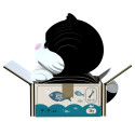 EUGY 3D Cardboard Model Kit - Cat Tuxedo
