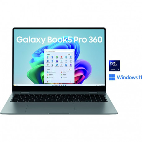 "Samsung Galaxy Book5 Pro 360 CU7 258V/32GB/512 GB SSD/W11Pro grey"