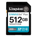 Kingston 512GB SDXC Canvas Go! Plus Gen4 mälukaart