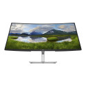 Dell LCD P3425WE 34" IPS WQHD/3440x1440/HDMI,DP,USB,USB-C must hõbedane monitor