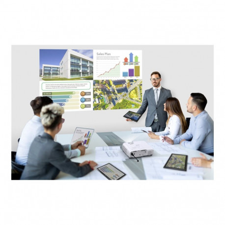 Epson projektor EB-W55 WXGA (1280x800) 4000 ANSI lumens, valge