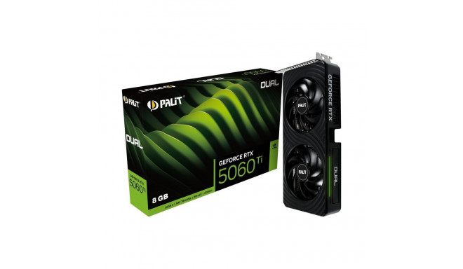 Palit GeForce RTX 5060 Ti Dual 8GB GDDR7 DLSS4 graafikakaart (NE7506T019P1-GB2062D)