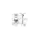 Sisseehitatud WC raam Grohe RAPID SLX 3-IN-1, 39598000