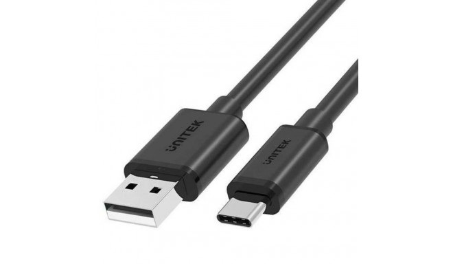 USB A - USB C Kaabel Unitek C14067BK Must 1,5 m
