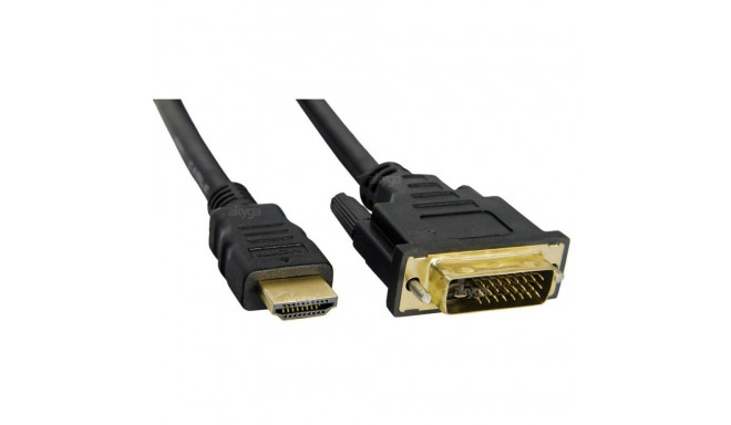 HDMI-DVI Kaabel Akyga AK-AV-11 Must 1,8 m