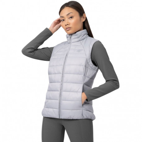 4F naiste vest H4Z22 KUDP001 27S M, jahe helehall