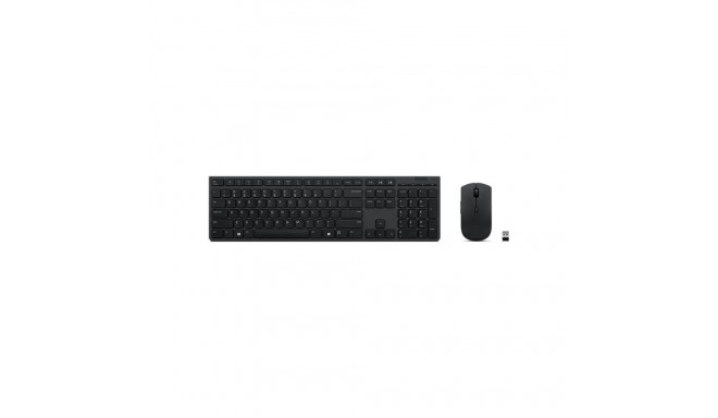 LENOVO Professional Wireless Rechargeable Combo Keyboard and Mouse US English & Euro