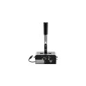 Thrustmaster 4060306 must, hõbedane USB mängukontroller käsipidur PC, PlayStation 4, PlayStation 5, 