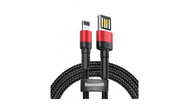 Baseus Cafule Double-sided USB Lightning Cable 2,4A 1m (Black+Red)