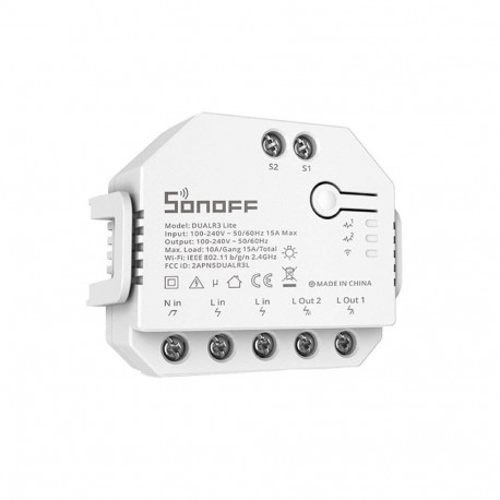 Smart Wi-Fi switch WiFi Sonoff Dual R3 Lite