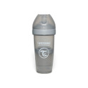 Twistshake Pro Double Anti-Colic Feeding Bottle 330ml Pastel Grey 79042