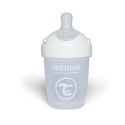Twistshake Pro Double Anti-Colic Feeding Bottle 180ml Pastel White 79011