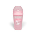 Twistshake Pro Double Anti-Colic Feeding Bottle 260ml Pastel Pink 79024