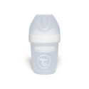 Twistshake Pro Double Anti-Colic Feeding Bottle 180ml Pastel White 79011