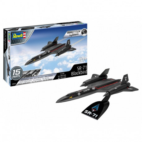 Model plastikowy sr-71 blackbird easy-click 1/110