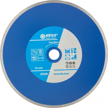 Teemantketas pidev ehitusmaterjalidele 230*2.4*5.0*22.2